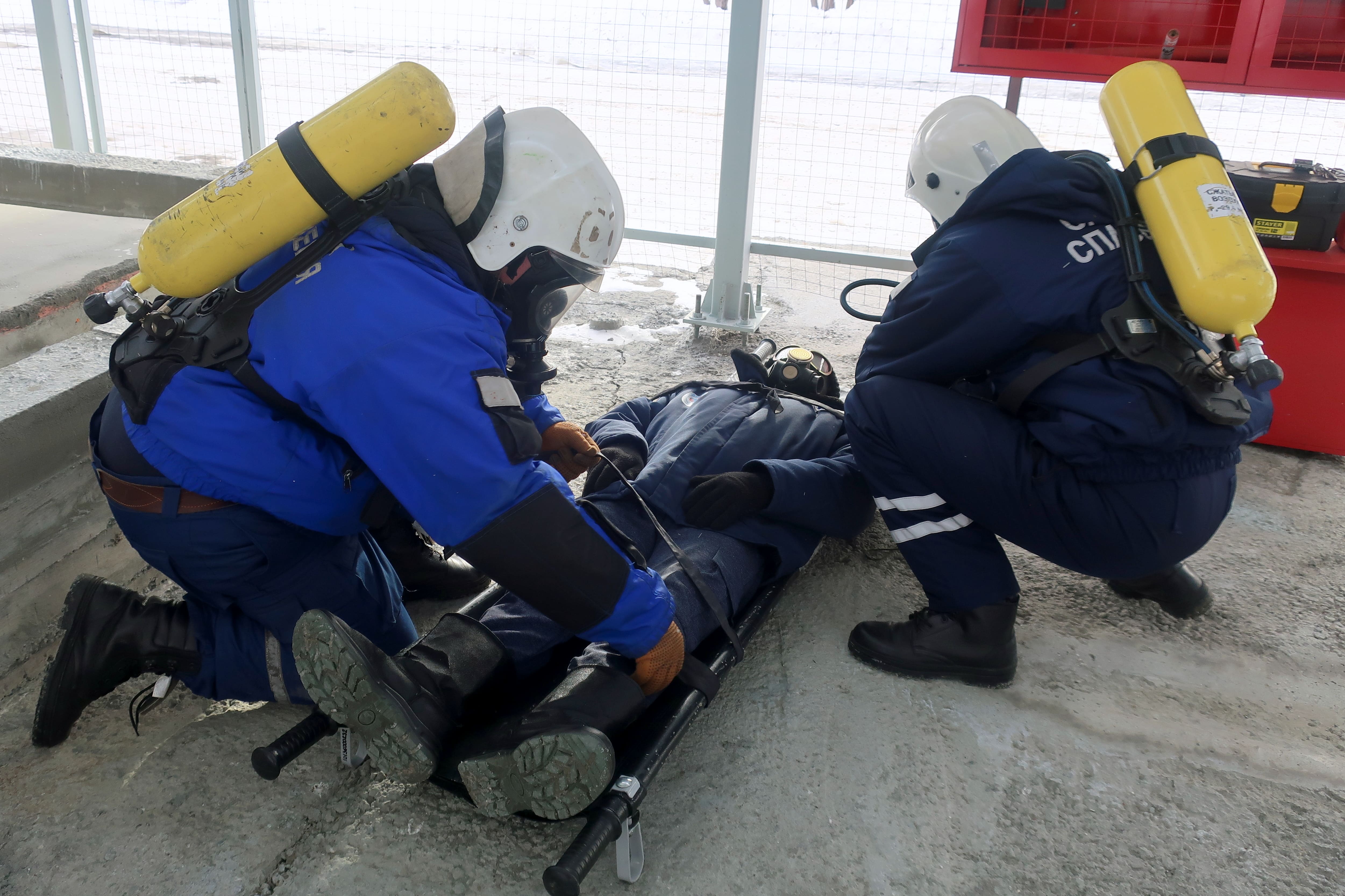 Сотрудники СОКБ №1 вместе со спасателями отработали действия при аварии на газификационной установке