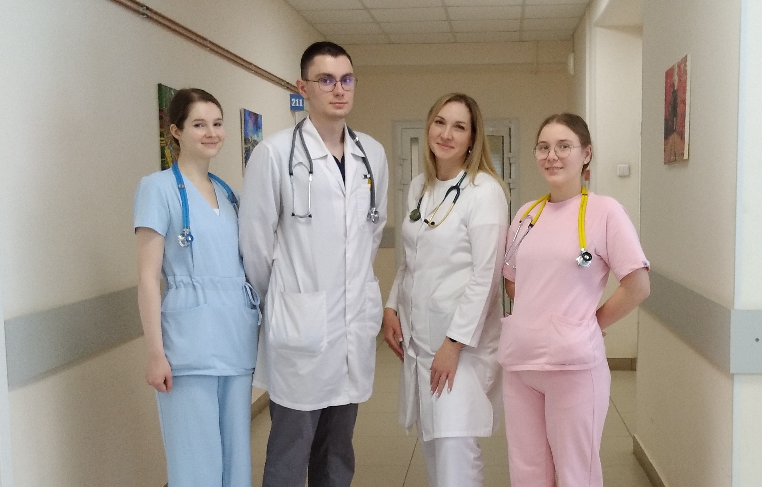 Ещё трое будущих врачей прошли первую медицинскую практику в Центральной городской клинической больнице №6 Екатеринбурга