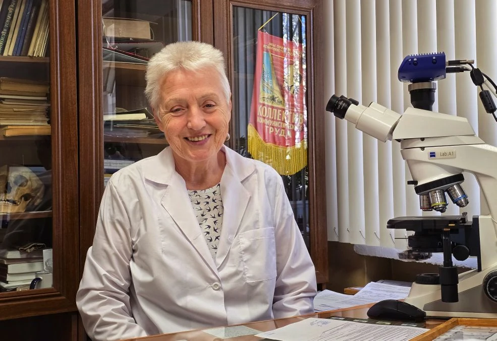 Плеяду Заслуженных врачей России пополнила заведующая отделением патологоанатомической диагностики ГКБ №40 Ольга Истомина