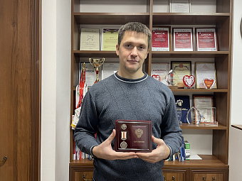 Житель Екатеринбурга награждён медалью ФМБА России «За содействие донорскому движению»