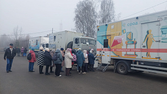 «Автопоезд здоровья» прибыл в западную часть региона и охватил профосмотрами более 100 жителей трёх посёлков под Первоуральском