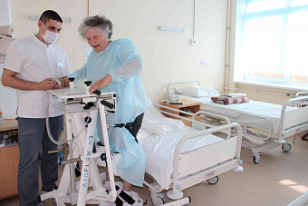 Реабилитологи ГКБ №40 Екатеринбурга получили по национальному проекту «Здравоохранение» новейшее медицинское оборудование