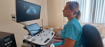 В женской консультации ГКБ №14 благодаря нацпроекту «Здравоохранение» запустили в работу новый УЗИ-аппарат