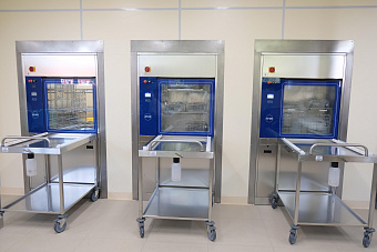Центральное стерилизационное отделение площадью почти 600 квадратных метров открыли в Свердловском онкодиспансере