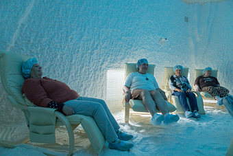 Соляную комнату открыли в больнице «Липовка» для укрепления здоровья свердловчан