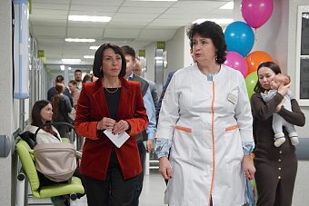 Обновлённая поликлиника открыла свои двери для 16 тысяч маленьких жителей Октябрьского района Екатеринбурга