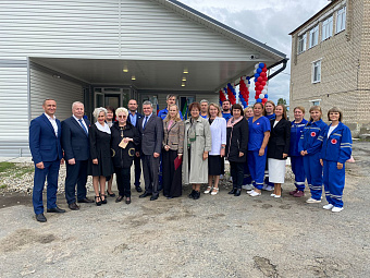 Модульный ФАП и отделение скорой медицинской помощи введены в эксплуатацию в Слободо-Туринском районе